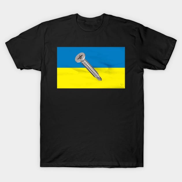 Screw Ukraine T-Shirt by Groove Dog Industries